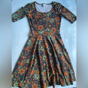 A very colorful midi dress . For Boho mood 🌸